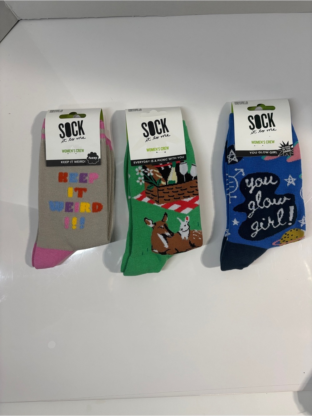 Women's 3 pairs of Sock It To Me socks